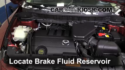 2014 Mazda CX-9 Touring 3.7L V6 Sport Utility (4 Door) Brake Fluid Check Fluid Level