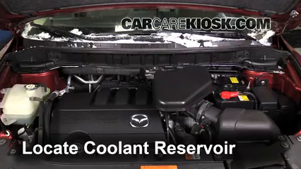 2014 Mazda CX-9 Touring 3.7L V6 Sport Utility (4 Door) Refrigerante (anticongelante) Agregar refrigerante