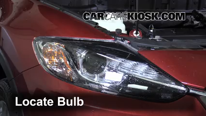 2014 Mazda CX-9 Touring 3.7L V6 Sport Utility (4 Door) Lights Daytime Running Light (replace bulb)