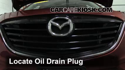 2014 Mazda CX-9 Touring 3.7L V6 Sport Utility (4 Door) Aceite Cambiar aceite y filtro de aceite