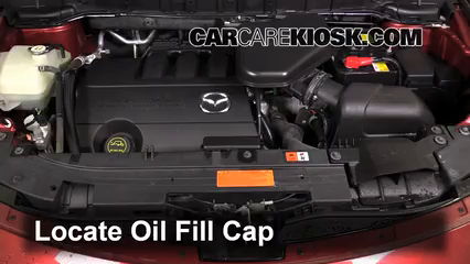 2014 Mazda CX-9 Touring 3.7L V6 Sport Utility (4 Door) Aceite Agregar aceite