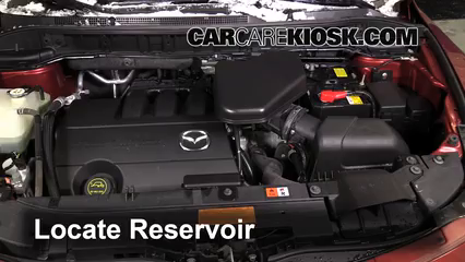 2014 Mazda CX-9 Touring 3.7L V6 Sport Utility (4 Door) Líquido limpiaparabrisas Agregar líquido