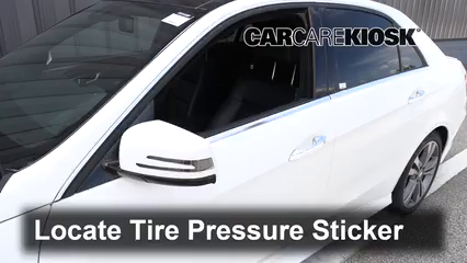 2014 Mercedes-Benz E350 4Matic 3.5L V6 Sedan Tires & Wheels Check Tire Pressure