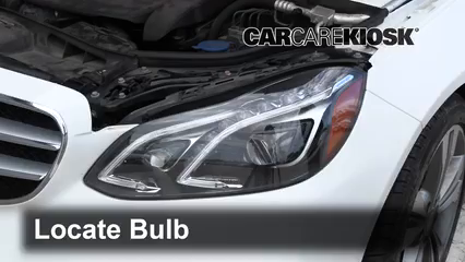 2014 Mercedes-Benz E350 4Matic 3.5L V6 Sedan Lights Daytime Running Light (replace bulb)