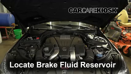 2014 Mercedes-Benz E550 4.6L V8 Turbo Convertible Brake Fluid