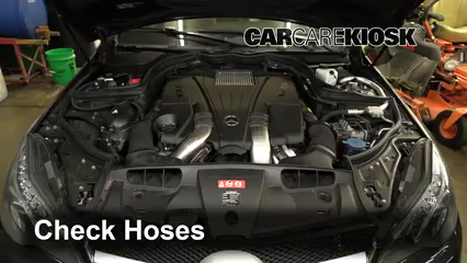 2014 Mercedes-Benz E550 4.6L V8 Turbo Convertible Hoses