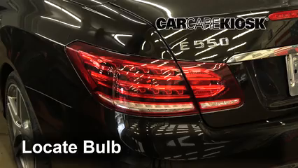 2014 Mercedes-Benz E550 4.6L V8 Turbo Convertible Luces Luz de reversa (reemplazar foco)