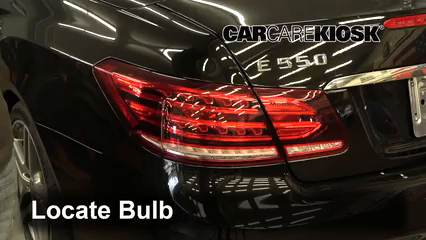 2014 Mercedes-Benz E550 4.6L V8 Turbo Convertible Luces Luz trasera (reemplazar foco)