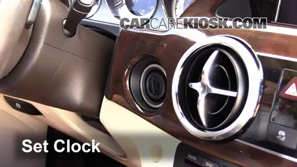 2014 Mercedes-Benz GLK350 4Matic 3.5L V6 Horloge Régler l'horloge