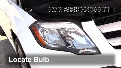 2014 Mercedes-Benz GLK350 4Matic 3.5L V6 Lights Headlight (replace bulb)