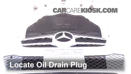 2014 Mercedes-Benz GLK350 4Matic 3.5L V6 Huile Changer l'huile et le filtre à huile