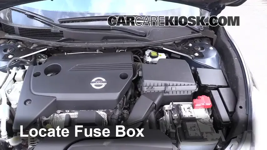 Replace a Fuse: 2013 Nissan Altima S 2.5L 4 Cyl. Sedan