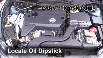 2014 Nissan Altima S 2.5L 4 Cyl. Oil Check Oil Level