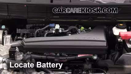 2014 Nissan Rogue SL 2.5L 4 Cyl. Battery Replace