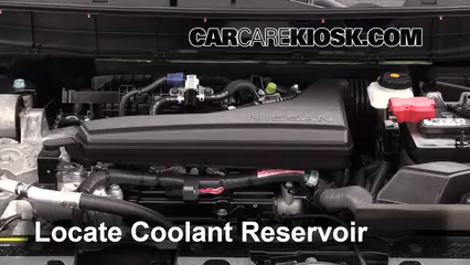 2014 Nissan Rogue SL 2.5L 4 Cyl. Coolant (Antifreeze) Check Coolant Level