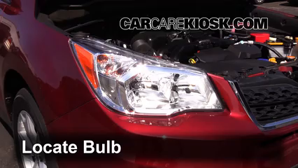 2014 Subaru Forester 2.5i Premium 2.5L 4 Cyl. Wagon (4 Door) Lights Headlight (replace bulb)