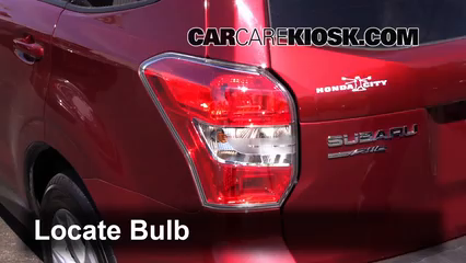 2014 Subaru Forester 2.5i Premium 2.5L 4 Cyl. Wagon (4 Door) Lights Tail Light (replace bulb)