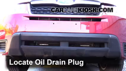 2014 Subaru Forester 2.5i Premium 2.5L 4 Cyl. Wagon (4 Door) Aceite Cambiar aceite y filtro de aceite