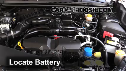 2014 Subaru XV Crosstrek Limited 2.0L 4 Cyl. Batería Limpiar batería y terminales
