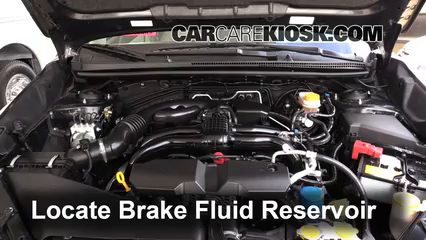 2014 Subaru XV Crosstrek Limited 2.0L 4 Cyl. Brake Fluid Add Fluid