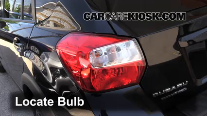 2014 Subaru XV Crosstrek Limited 2.0L 4 Cyl. Éclairage Feux de position arrière (remplacer ampoule)