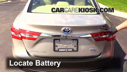 2014 Toyota Avalon Hybrid XLE 2.5L 4 Cyl. Battery Replace