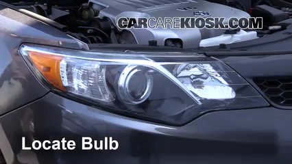 2014 Toyota Camry SE 3.5L V6 Lights Headlight (replace bulb)