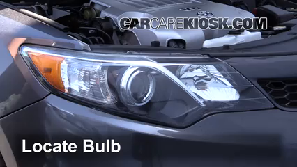 2014 Toyota Camry SE 3.5L V6 Luces Luz de estacionamiento (reemplazar foco)
