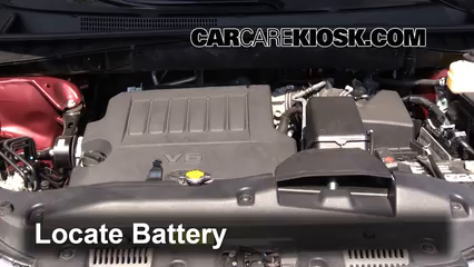 2014 Toyota Highlander LE 3.5L V6 Battery Replace