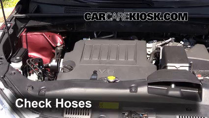 2014 Toyota Highlander LE 3.5L V6 Hoses Check Hoses