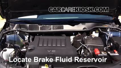 2014 Toyota Venza LE 3.5L V6 Brake Fluid Check Fluid Level