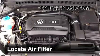 2014 Volkswagen Jetta SE 1.8L 4 Cyl. Turbo Sedan (4 Door) Air Filter (Engine)