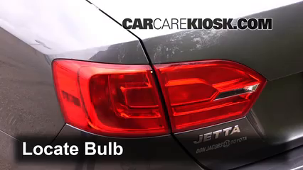 2014 Volkswagen Jetta SE 1.8L 4 Cyl. Turbo Sedan (4 Door) Lights Tail Light (replace bulb)