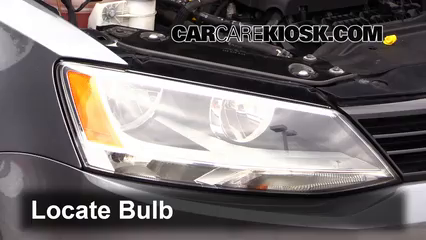 2014 Volkswagen Jetta SE 1.8L 4 Cyl. Turbo Sedan (4 Door) Lights Turn Signal - Front (replace bulb)