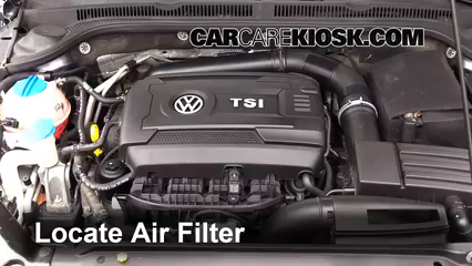 Cabin Filter Replacement: Volkswagen Jetta 2011-2018 - 2012 Volkswagen