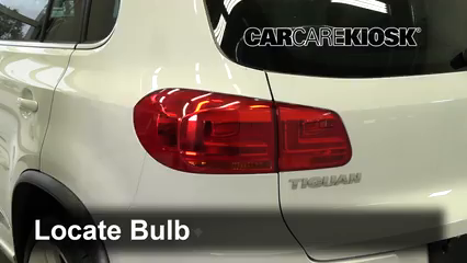 2014 Volkswagen Tiguan R-Line 2.0L 4 Cyl. Turbo Lights Tail Light (replace bulb)