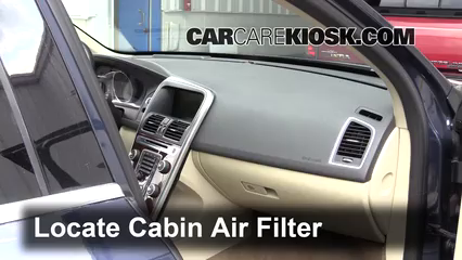 2014 Volvo XC60 T6 3.0L 6 Cyl. Turbo Filtro de aire (interior)