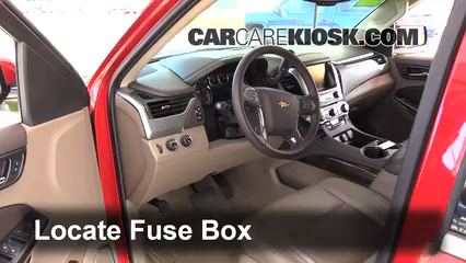 Interior Fuse Box Location 2014 2019 Chevrolet Tahoe 2015