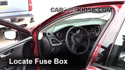 Interior Fuse Box Location 2013 2016 Dodge Dart 2015