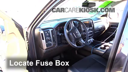 Interior Fuse Box Location 2014 2018 Gmc Sierra 1500 2015