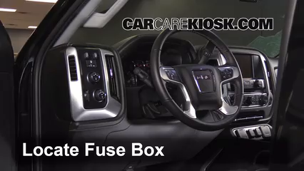 Interior Fuse Box Location 2015 2019 Gmc Sierra 2500 Hd