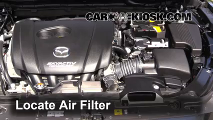 Air Filter How To 2014 2019 Mazda 6 2015 Mazda 6 Sport 2 5l 4