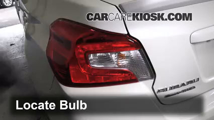 2013 subaru impreza hatchback tail light bulb replacement