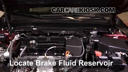 2015 Acura TLX 2.4L 4 Cyl. Brake Fluid Check Fluid Level