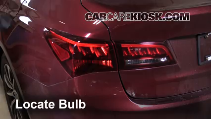 2015 Acura TLX 2.4L 4 Cyl. Lights Reverse Light (replace bulb)