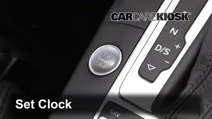 2015 Audi A3 Quattro Premium 2.0L 4 Cyl. Turbo Convertible Horloge Régler l'horloge