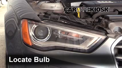 2015 Audi A3 Quattro Premium 2.0L 4 Cyl. Turbo Convertible Éclairage Feux de route (remplacer l'ampoule)