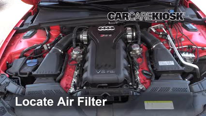 2015 Audi RS5 4.2L V8 Filtro de aire (motor)