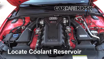 2015 Audi RS5 4.2L V8 Antigel (Liquide de Refroidissement) Ajouter de Antigel