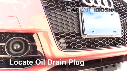 2015 Audi RS5 4.2L V8 Huile Changer l'huile et le filtre à huile